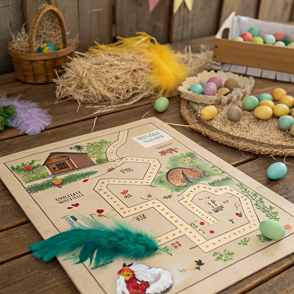 Chicken themed farm escape quest